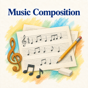 Composition music lessons at Red Barn Music School