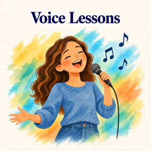 Voice music lessons at Red Barn Music School