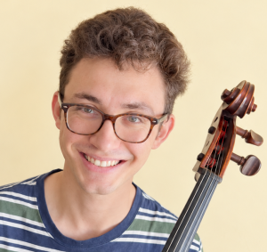 Aidan Klingsberg teaches Cello at the Red Barn Music School in Amherst MA