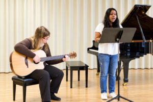 Catherine Bell, voice teacher at the Red Barn Music School in Amherst, Massachusetts