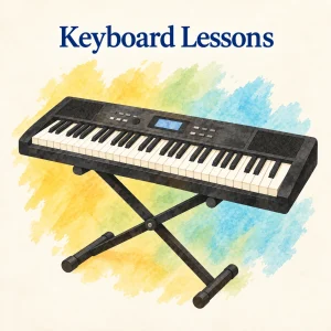 Keyboards lessons at Red Barn Music School