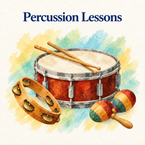 Percussion Lessons lessons at Red Barn Music School