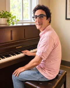 Philip Solominick, piano teacher at the Red Barn Music School in Amherst, Massachusetts