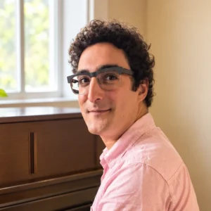 Philip Solominick, piano teacher at the Red Barn Music School in Amherst, Massachusetts