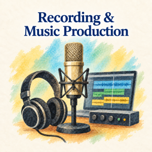 Recording Music Production lessons at Red Barn Music School