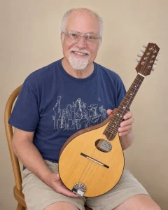 Tom Randall, piano, guitar, and mandolin teacher at the Red Barn Music School in Amherst, Massachusetts